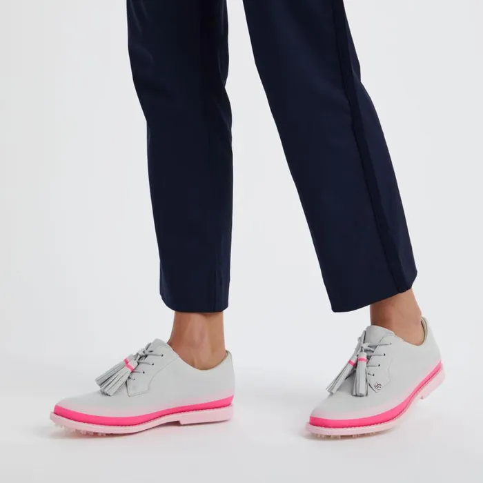 GFORE Golf Shoes Women GALLIVANTER NUBUCK LEATHER TASSEL TUXEDO GOLF SHOE Nimbus GFORE Golf Shoes Women GALLIVANTER NUBUCK LEATHER TASSEL TUXEDO GOLF SHOE Nimbus