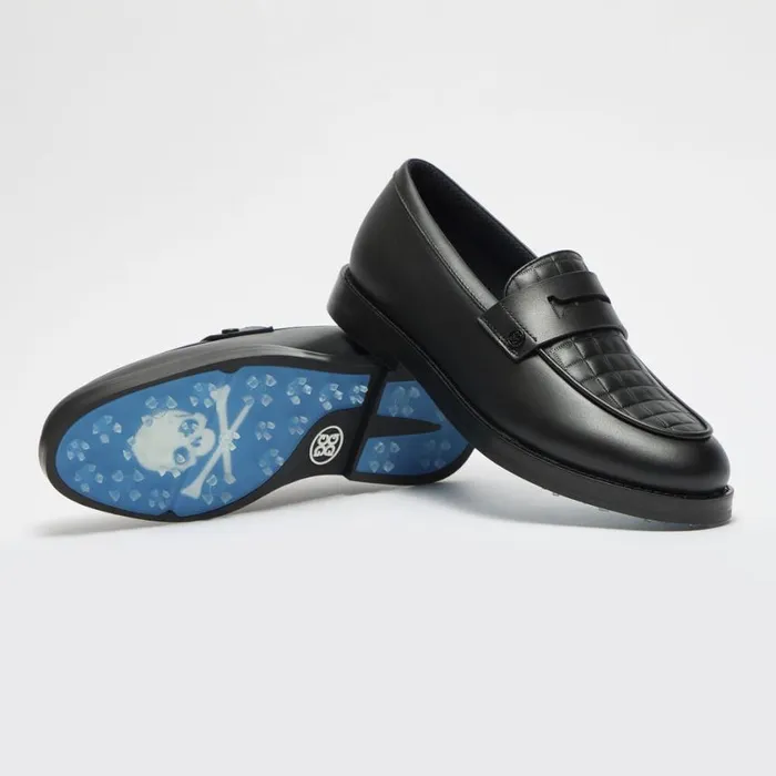 GFORE Golf Shoes Women GALLIVANTER QUILTED LEATHER LUXE SOLE GOLF LOAFER Onyx GFORE Golf Shoes Women GALLIVANTER QUILTED LEATHER LUXE SOLE GOLF LOAFER Onyx