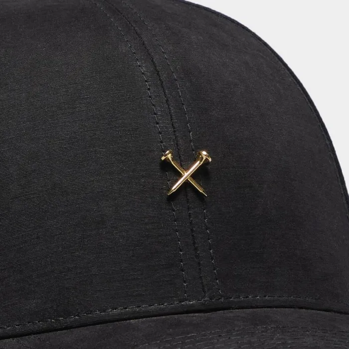 GFORE Hats MenWomen METAL TEES WAXED COTTON LOW PROFILE HAT Onyx GFORE Hats MenWomen METAL TEES WAXED COTTON LOW PROFILE HAT Onyx