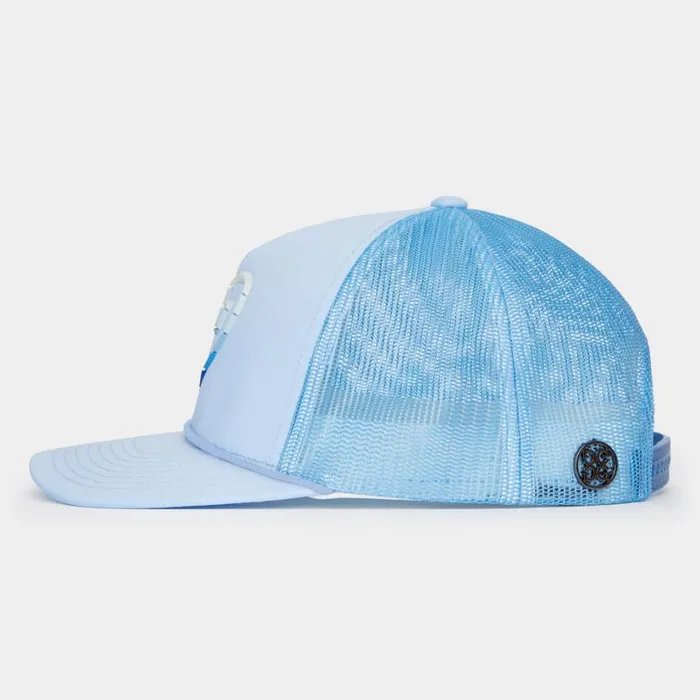 GFORE Hats MenWomen STRIPED HEART G039S INTERLOCK KNIT TRUCKER HAT Sky GFORE Hats MenWomen STRIPED HEART G039S INTERLOCK KNIT TRUCKER HAT Sky