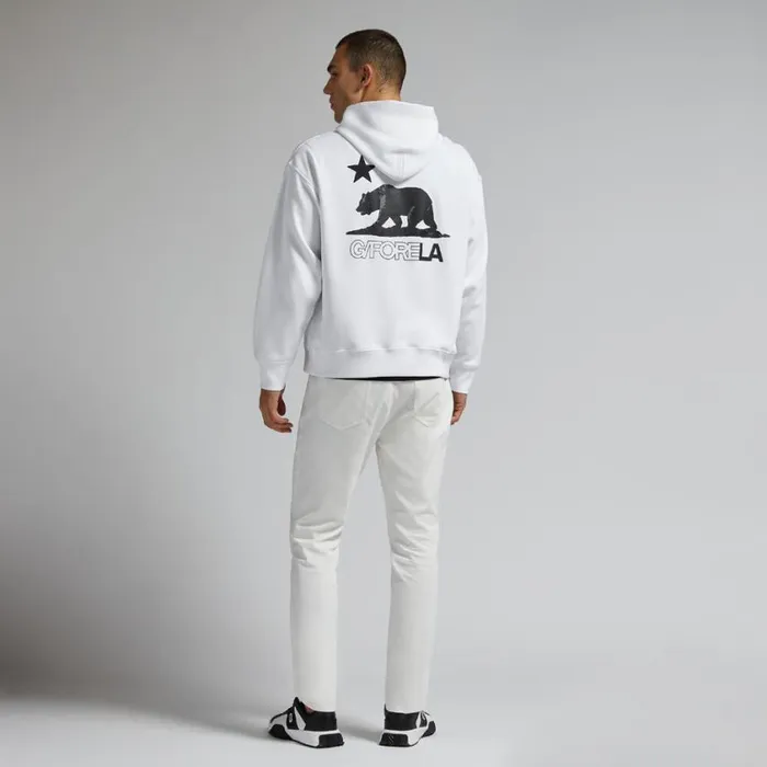 GFORE Hoodies and Tees Men GFORE LA OVERSIZED FRENCH TERRY HOODIE Snow GFORE Hoodies and Tees Men GFORE LA OVERSIZED FRENCH TERRY HOODIE Snow