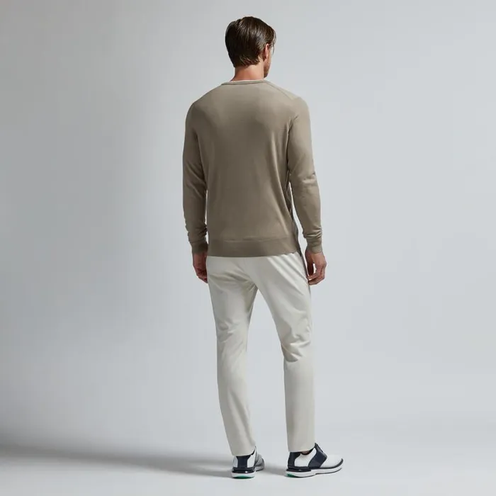 GFORE Sweaters Men MERINO WOOL BLEND V NECK SWEATER Dune