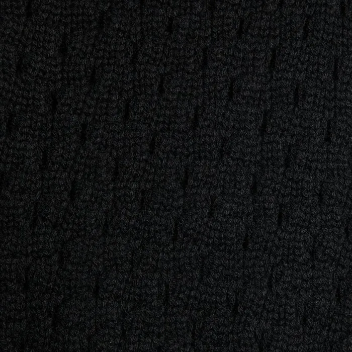 GFORE Sweaters Women POINTELLE STITCH WOOL CASHMERE V NECK VEST Onyx
