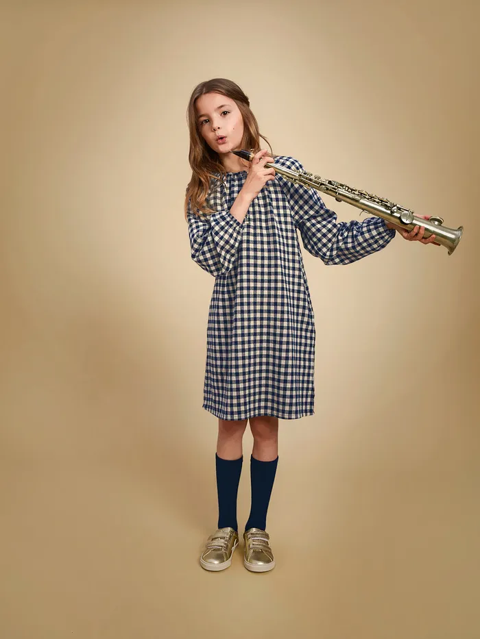 Girls Cyrillus Accessories KneeHigh Socks Marine