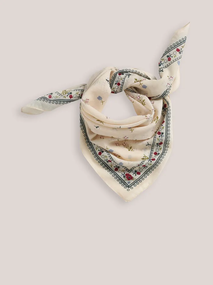 Girls Cyrillus Accessories Organic Bandana Beige