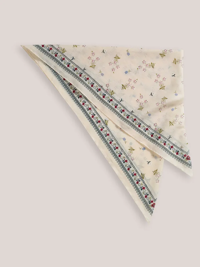 Girls Cyrillus Accessories Organic Bandana Beige