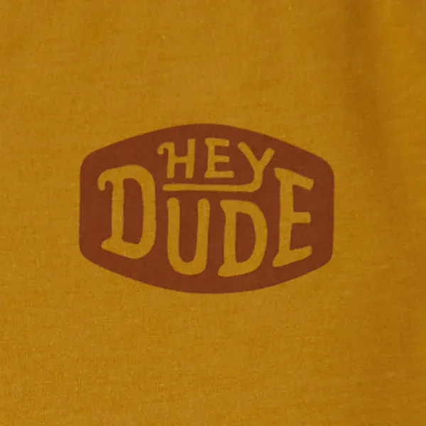 Go To Buckle Tee Mustard Accessories heydude Apparel