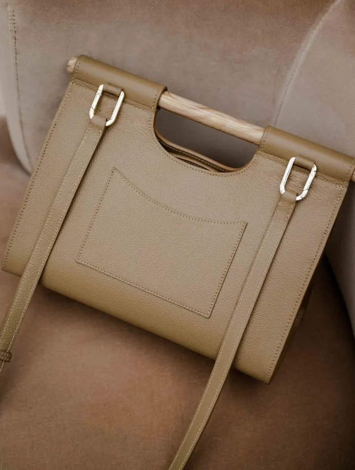 Grand Ancne Khaki Women Bobbies Bags