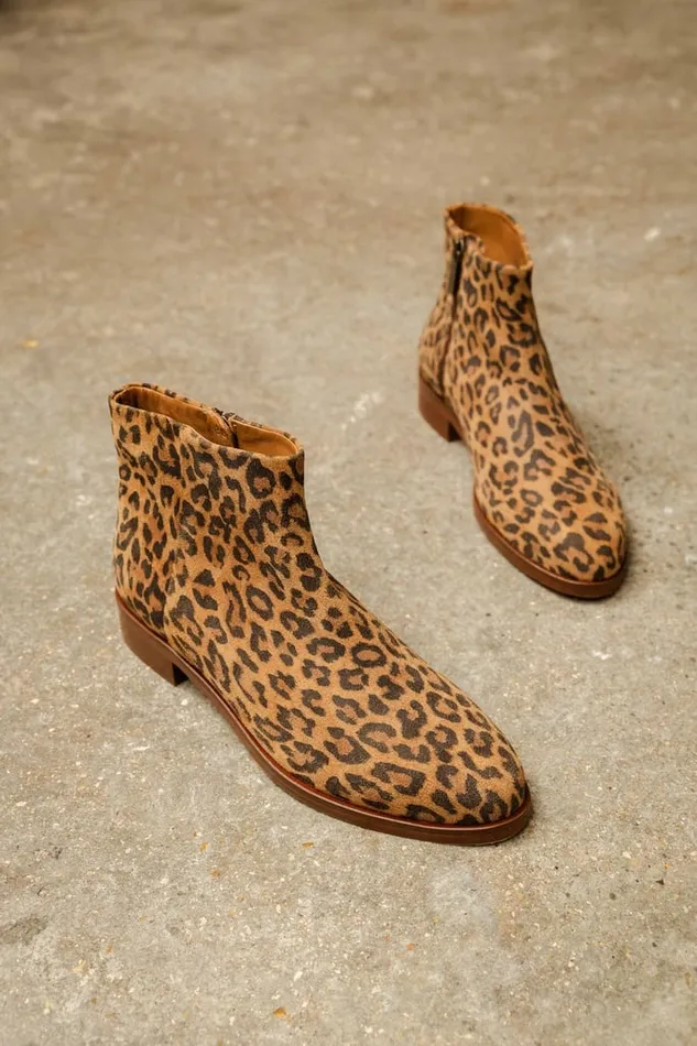 Hada Wild Leo Women Bobbies Ankle Boots Hada Wild Leo Women Bobbies Ankle Boots