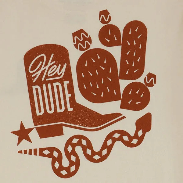 HEYDUDE Spur Snake Tee Cream Accessories heydude Apparel