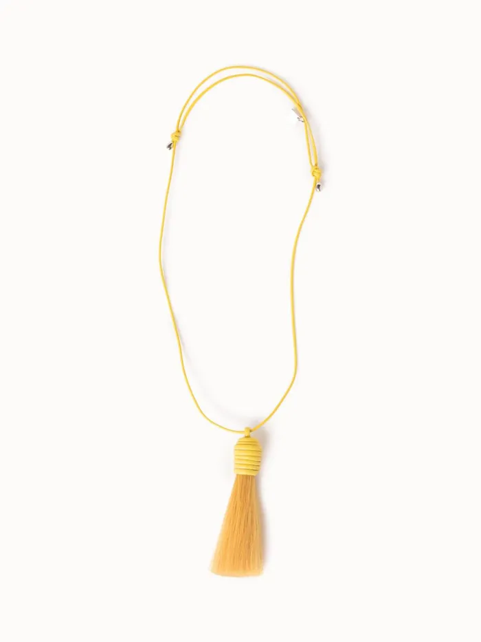 Horsehair Necklace Mimosa Women Akris Necklaces