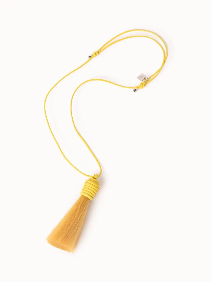 Horsehair Necklace Mimosa Women Akris Necklaces