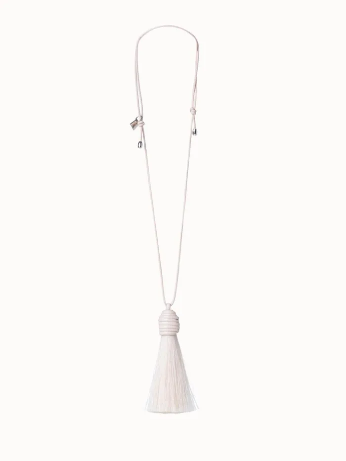 Horsehair Necklace Stucco Women Akris Necklaces