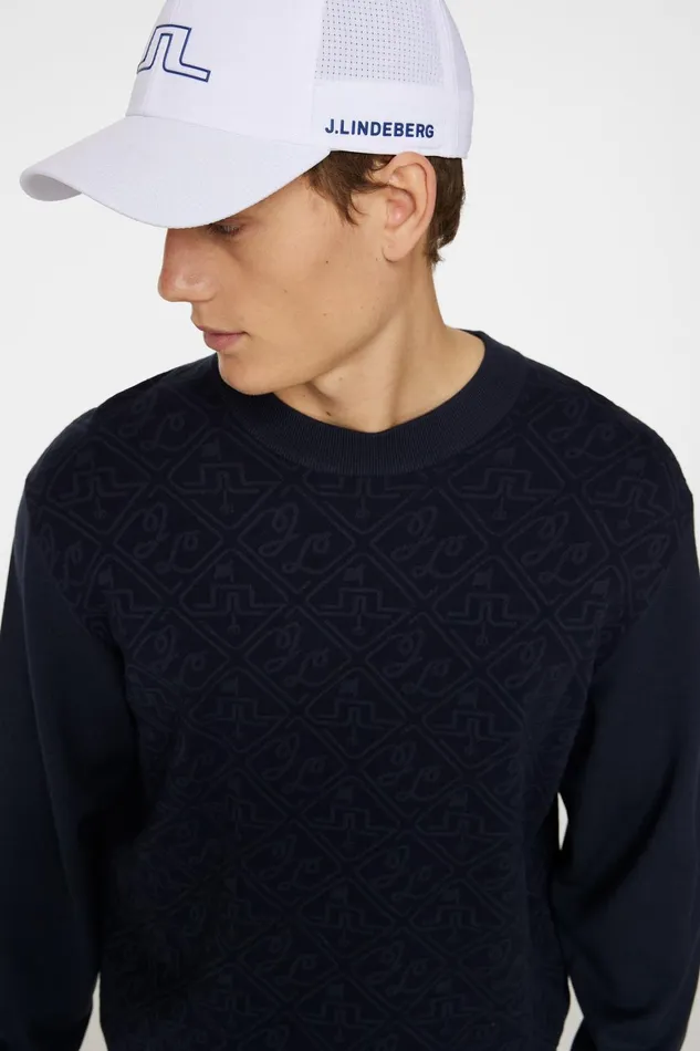 JLindeberg Finn Jacquard Knitted Sweater Men Knitwear