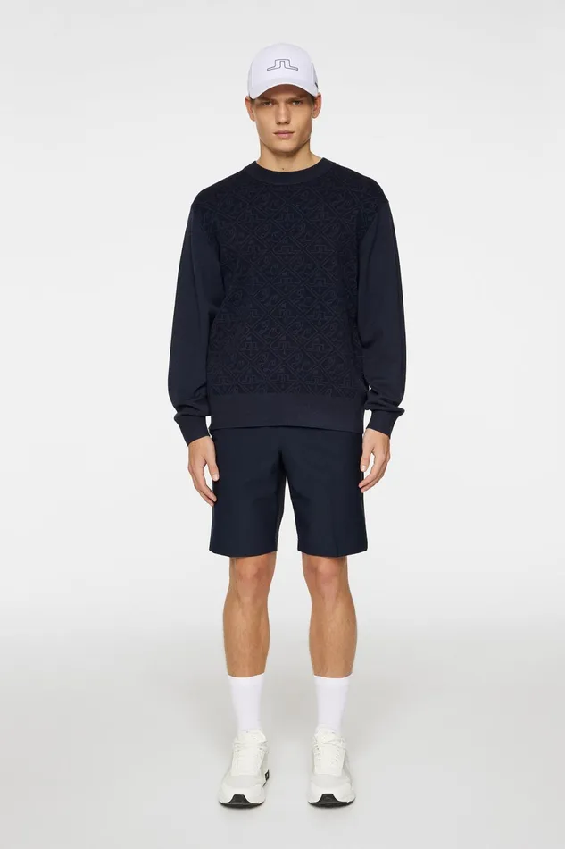 JLindeberg Finn Jacquard Knitted Sweater Men Knitwear