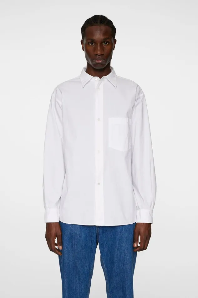 JLindeberg Howard White Shirt Men Shirts