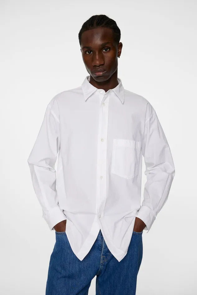 JLindeberg Howard White Shirt Men Shirts