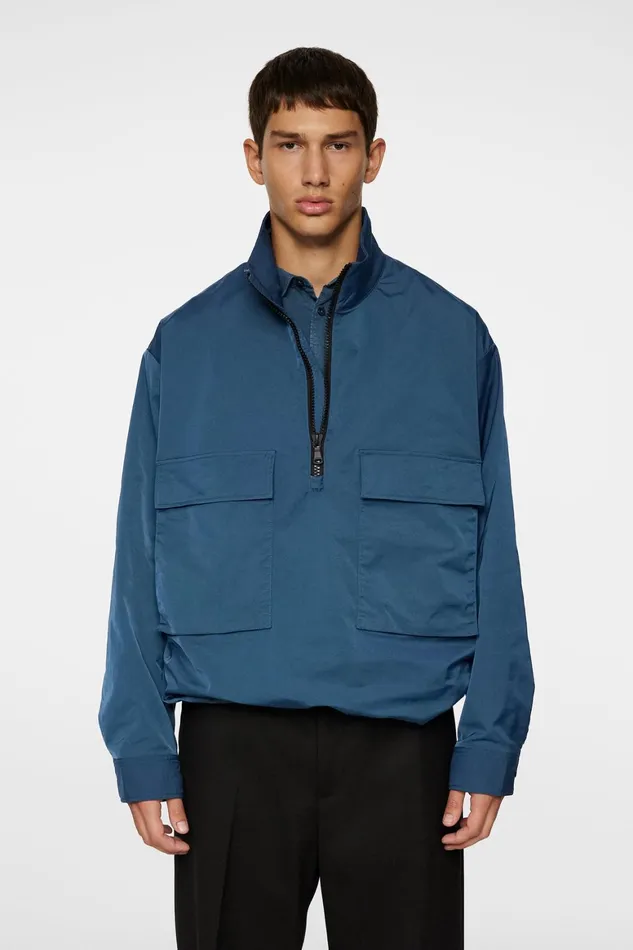 JLindeberg Ronson Half Zip Overshirt Men Overshirts