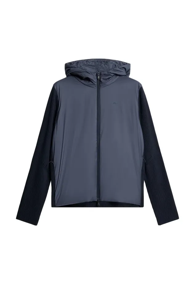 JLindeberg Thierry Hybrid Knit Hoodie Men Knitwear
