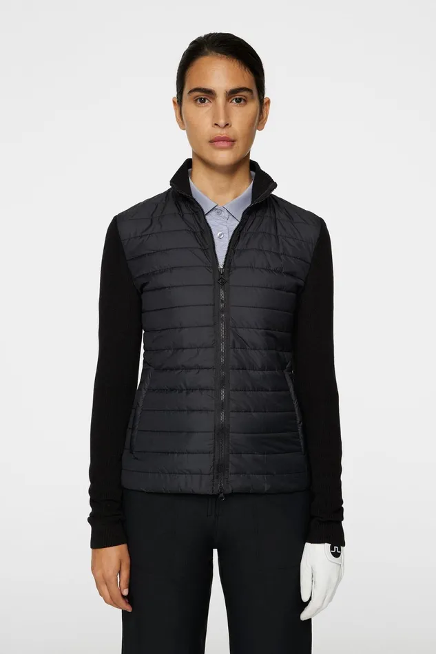 JLindeberg Wren Knitted Hybrid Jacket Women Knitwear