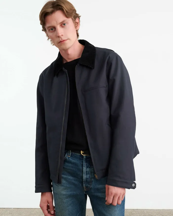 Jackets and Coats CASPIAN JACKET Dark Navy Nili Lotan Men