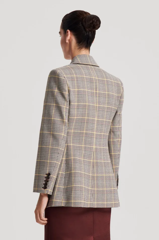 Jackets PLAID TAILORED JACKET GINGER Scanlan Theodore Women Jackets PLAID TAILORED JACKET GINGER Scanlan Theodore Women