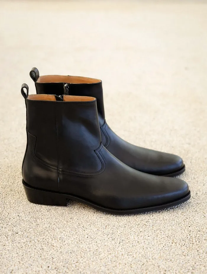 Jared Intense Black Men Bobbies Boots Jared Intense Black Men Bobbies Boots