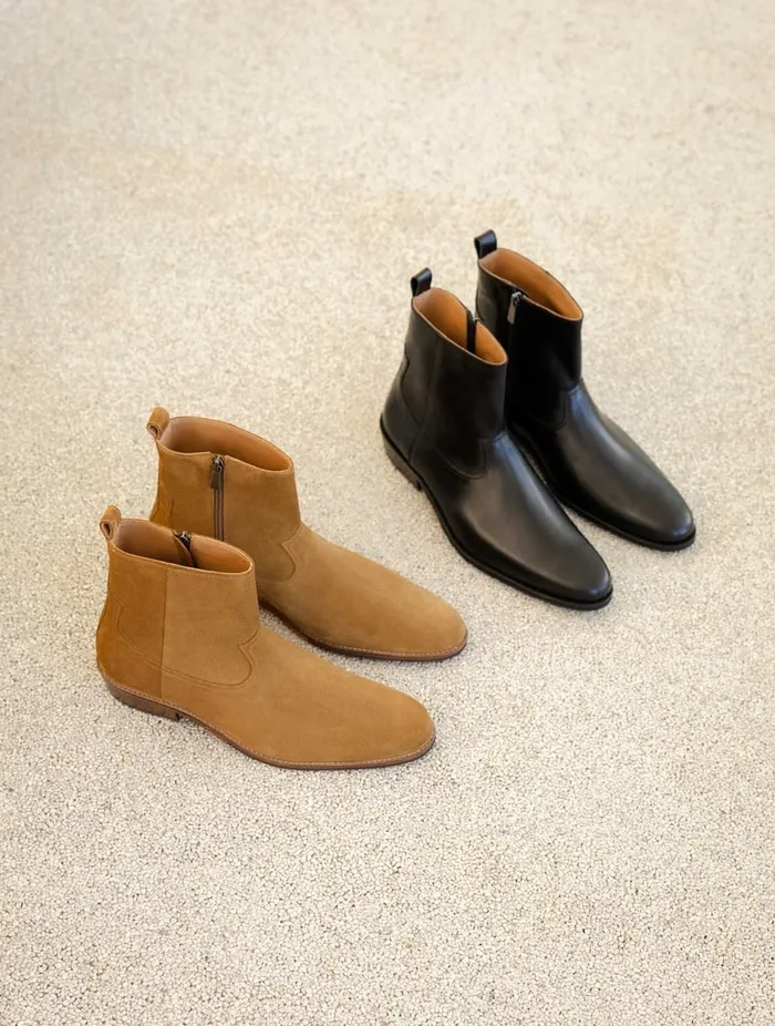 Jared Intense Black Men Bobbies Boots Jared Intense Black Men Bobbies Boots