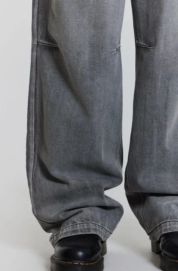 Jeans Men Jaded London Grey Acid Razor Jean