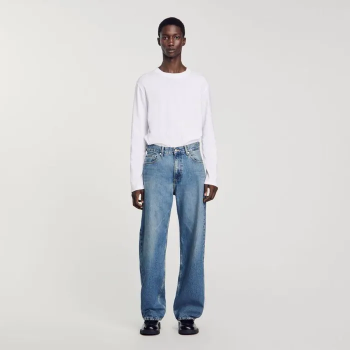 Jeans Men SANDRO Baggy Jeans Blue
