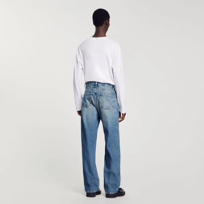 Jeans Men SANDRO Baggy Jeans Blue