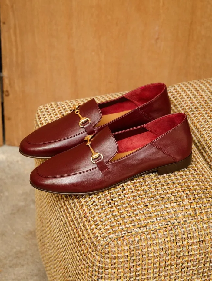 Jill Garnet Women Bobbies Loafers and Derbies