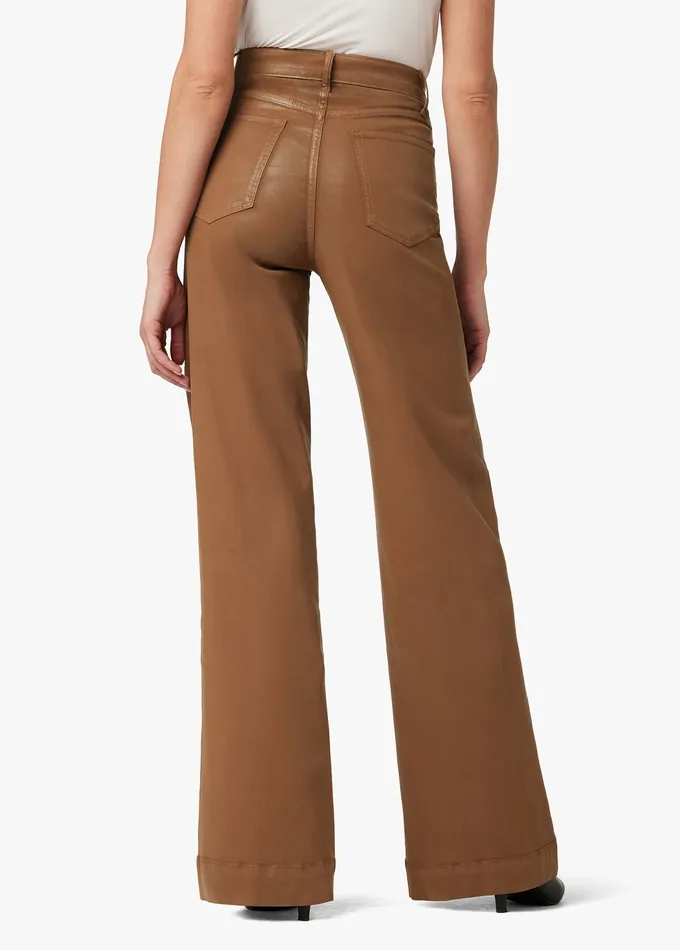Joe8217s Jeans Wide Leg Women THE MIA Leather Brown
