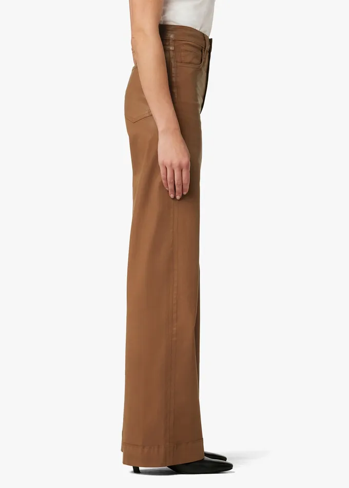 Joe8217s Jeans Wide Leg Women THE MIA Leather Brown