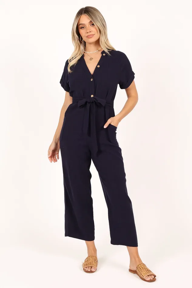 Jumpsuits and Playsuits Women petalandpup Archie Jumpsuit 8211 Navy Navy