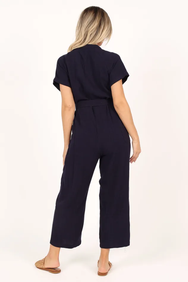Jumpsuits and Playsuits Women petalandpup Archie Jumpsuit 8211 Navy Navy