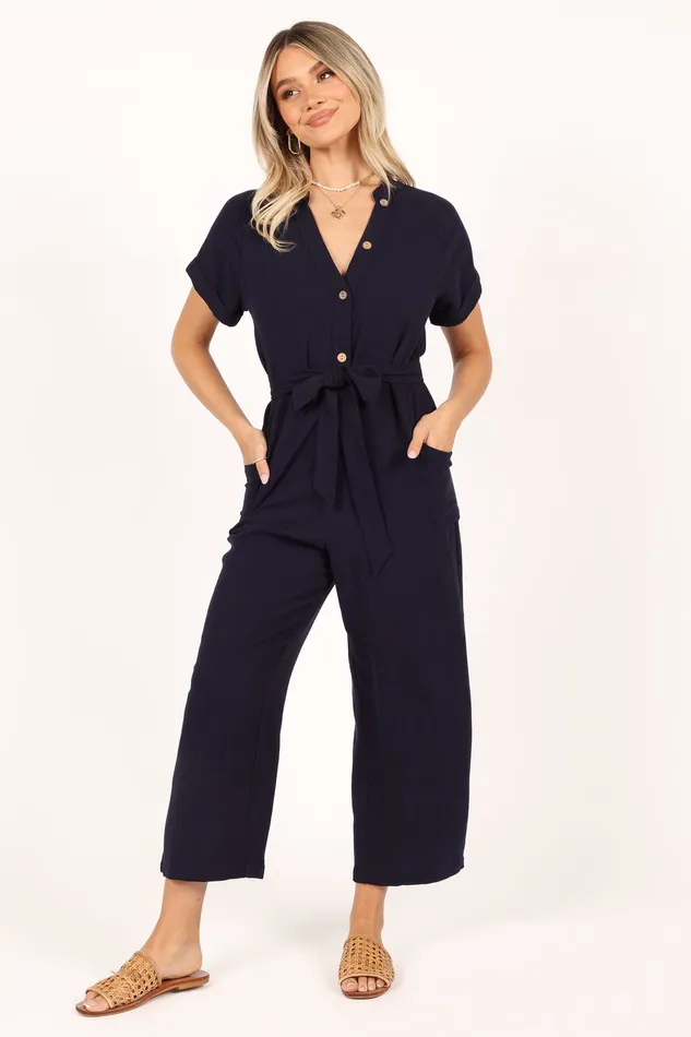 Jumpsuits and Playsuits Women petalandpup Archie Jumpsuit 8211 Navy Navy