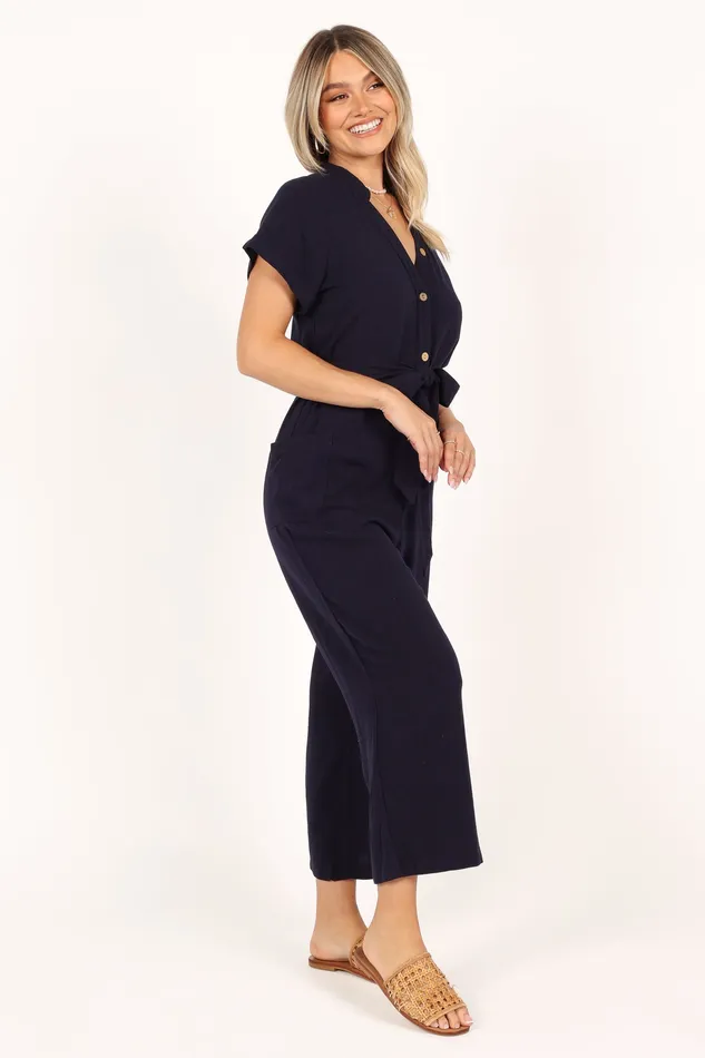 Jumpsuits and Playsuits Women petalandpup Archie Jumpsuit 8211 Navy Navy