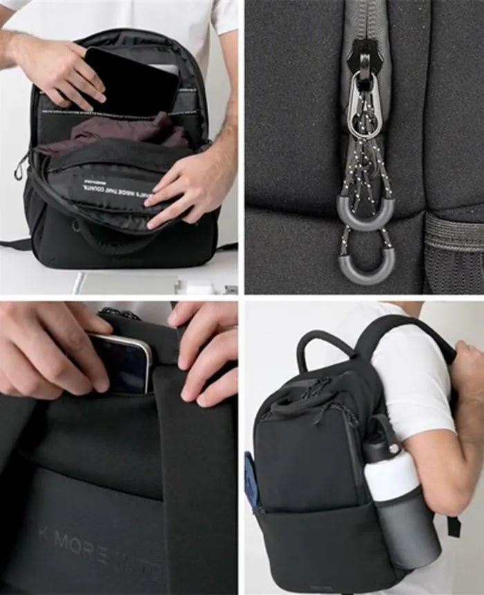 Kenneth Cole Bags and Belts Men Logan Backpack Black Kenneth Cole Bags and Belts Men Logan Backpack Black