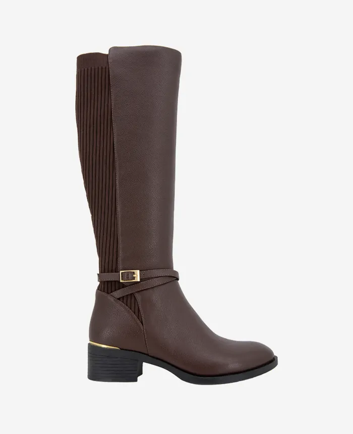 Kenneth Cole Boots and Booties Women Lanica Leather Boot Brown