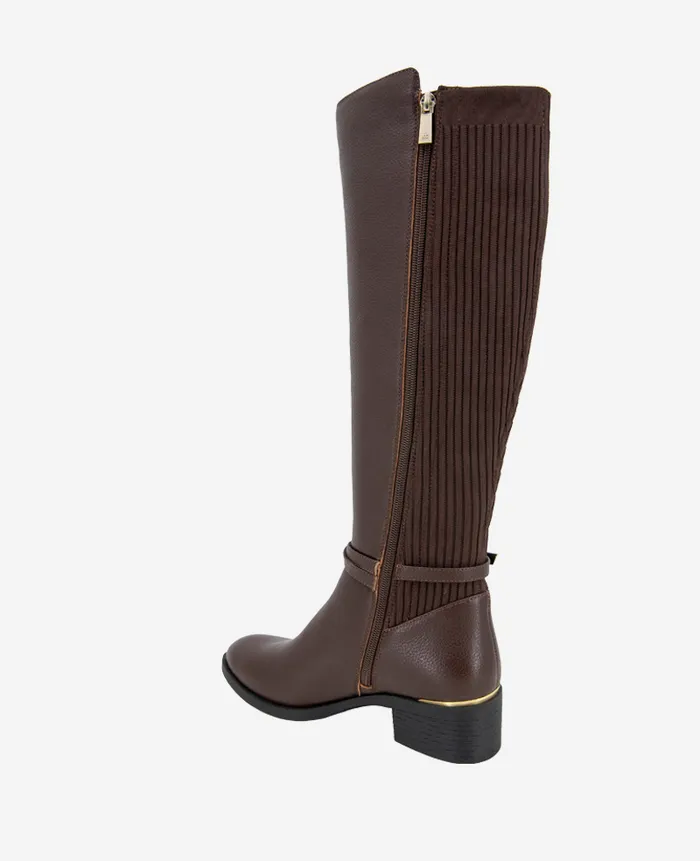 Kenneth Cole Boots and Booties Women Lanica Leather Boot Brown