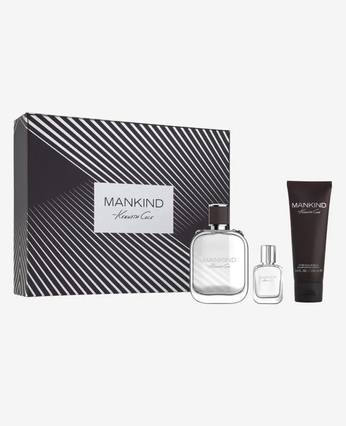 Kenneth Cole Cologne Men Mankind For Him Eau De Toilette 3pc Gift Set