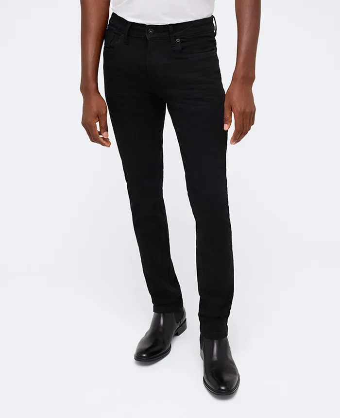 Kenneth Cole Denim Men SlimFit Recycled Stretch Denim Jean Black