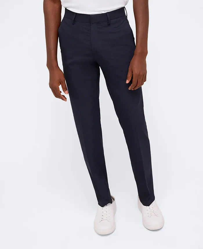 Kenneth Cole Dress Pants Men SlimFit Stretch Twill Dress Pant Blue
