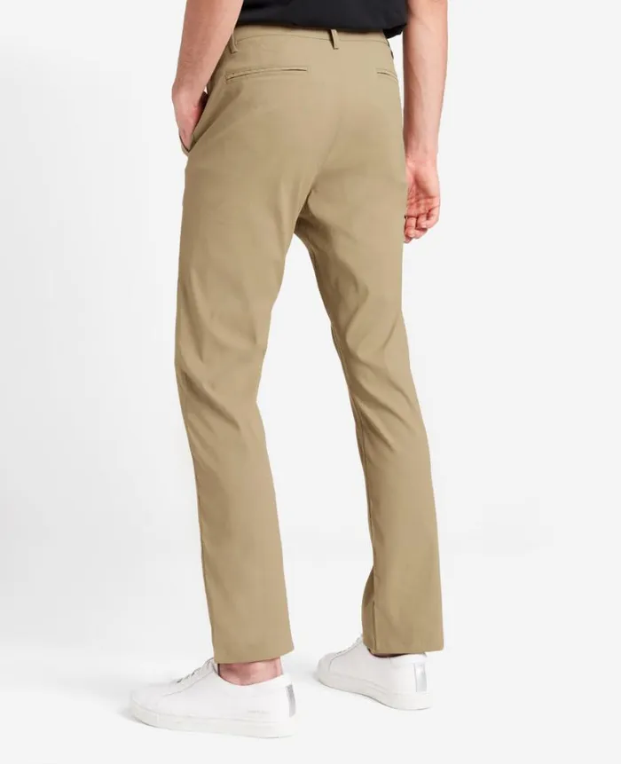 Kenneth Cole Dress Pants Men SlimFit Tech Chino Brown