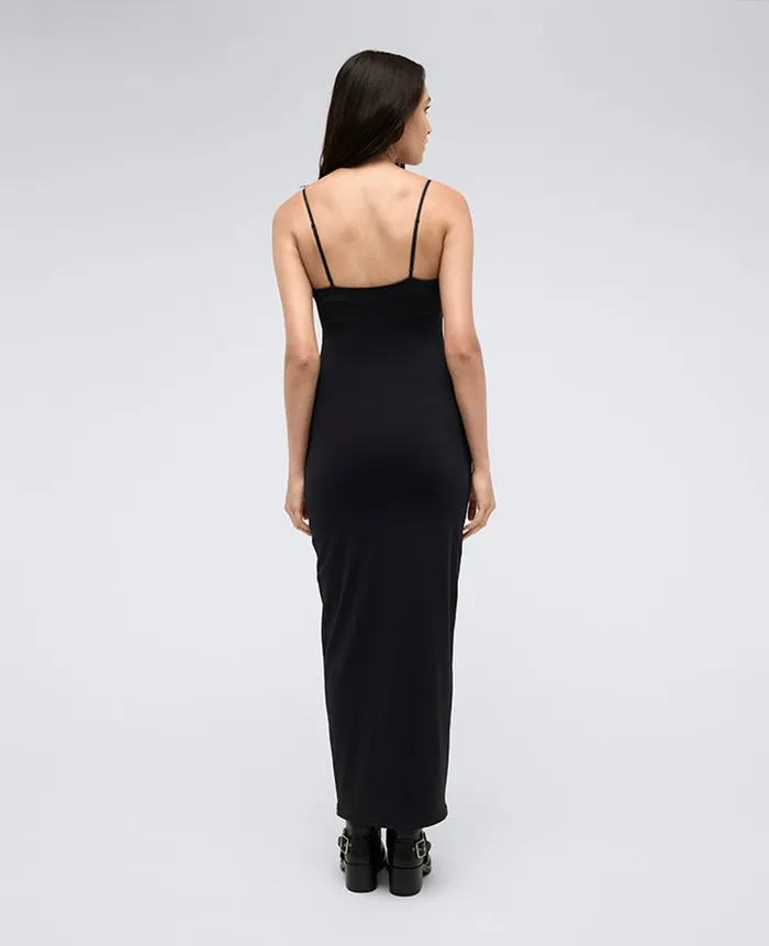 Kenneth Cole Dresses and Skirts Women Athletic Stretch Maxi Slip Dress Black