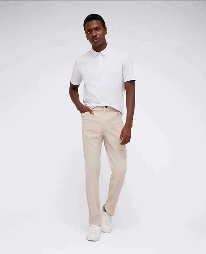 Kenneth Cole Pants Men Original Slim 5Pocket Pant White Kenneth Cole Pants Men Original Slim 5Pocket Pant White