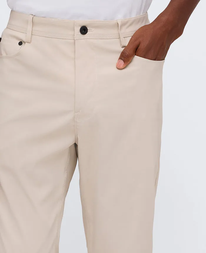 Kenneth Cole Pants Men Original Slim 5Pocket Pant White Kenneth Cole Pants Men Original Slim 5Pocket Pant White