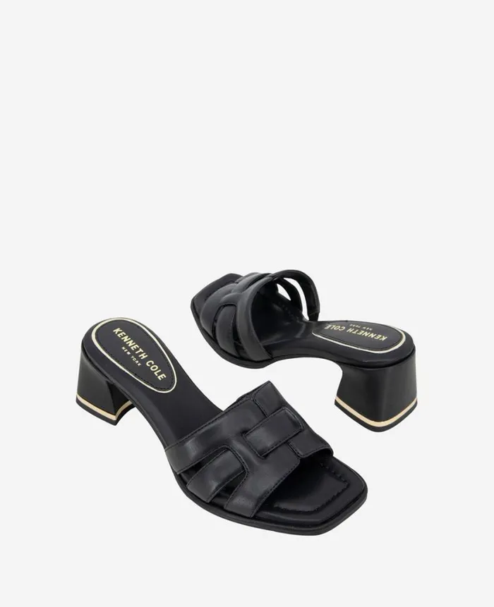 Kenneth Cole Pumps and Heels Women Harper Leather Heeled Sandal Black Kenneth Cole Pumps and Heels Women Harper Leather Heeled Sandal Black