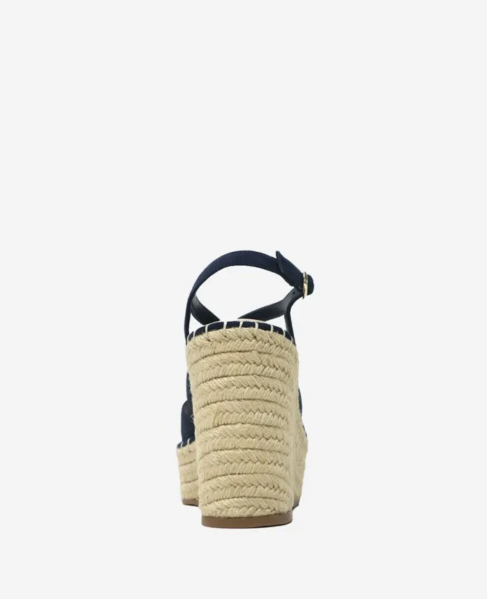 Kenneth Cole Sandals and Wedges Women Solace Platform Espadrille Wedge Sandal Blue